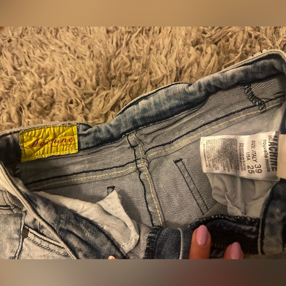 Machine brand ripped jeans size 25 - Picture 2 of 3
